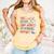 Retro Eat Sleep Take Kids To Sports Repeat Game Day Baseball Comfort Colors Tank Top Grey