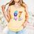 Six Seven Ice Cream Drip Cool Meme 67 Number Baseball Comfort Colors Tank Top Grey