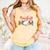 Sport Mom Leopard Mother's Day Baseball Mommy Mama Comfort Colors Tank Top Grey