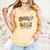 Spring Training 2026 Retro Postcard Baseball Premium Tri-Blend Comfort Colors Tank Top Grey