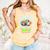 Stepdad Of The Birthday Boy Baseball Football Colorful Comfort Colors Tank Top Grey