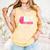 Strike Out Cancer Breast Cancer Awareness Baseball Warrior Comfort Colors Tank Top Grey