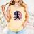 Women's Batter Patriotic American Flag Baseball Silks Comfort Colors Tank Top Grey Women's Batter Patriotic American Flag Baseball Silks Comfort Colors Tank Top Grey