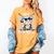 100 Days Of School Baseball Bat 100th Day Of School Women's Comfort Colors T-Shirt Mustard