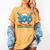 100 Days Of School Baseball Drip Boys 100th Day Of School Women's Comfort Colors T-Shirt Mustard
