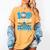 100 Days Of School Baseball Ice Cream Drip Student Kids Boys Women's Comfort Colors T-Shirt Mustard