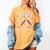 100 Days Of School Baseball Love Valentine’s Day Men Women Women's Comfort Colors T-Shirt Mustard