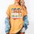 100 Days Of School Boys Baseball Drip 100th Day Dabbing Ball Women's Comfort Colors T-Shirt Mustard