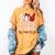 100 Days Of School Cute Bow Baseball Boy Girl Teacher Women's Comfort Colors T-Shirt Mustard 100 Days Of School Cute Bow Baseball Boy Girl Teacher Women's Comfort Colors T-Shirt Mustard
