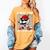 100 Days Of School Retro Baseball Sport For Boys Teachers Women's Comfort Colors T-Shirt Mustard