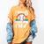 I Was 6 Now Im 7 Baseball Birthday Age 7 Women's Comfort Colors T-Shirt Mustard