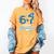 6 7 Meme Official Teenager 13th Birthday Baseball Boy Women's Comfort Colors T-Shirt Mustard 6 7 Meme Official Teenager 13th Birthday Baseball Boy Women's Comfort Colors T-Shirt Mustard