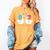 67 Baseball Ice Cream Drip Goose Six Seven Meme Women's Comfort Colors T-Shirt Mustard