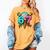 67 Baseball Ice Cream Drip Kids Women's Comfort Colors T-Shirt Mustard