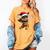 67 Gingerbread Man Playing Baseball Christmas 6 7 Meme Women's Comfort Colors T-Shirt Mustard