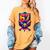 67 Meme Trendy Baseball Number 67 Player Six Seven Women's Comfort Colors T-Shirt Mustard
