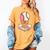 67 Tee Baseball Creamy Dripping Graphic Sixty-Seven Clothes Women's Comfort Colors T-Shirt Mustard