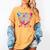 6th Birthday Boys Baseball Ice Cream Drip Boys Baseball Women's Comfort Colors T-Shirt Mustard
