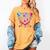 7th Birthday Boys Baseball Ice Cream Drip Boys Baseball Women's Comfort Colors T-Shirt Mustard