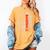 American Flag Baseball Team Baseball Player Baseball Women's Comfort Colors T-Shirt Mustard