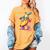 Banana With Baseball Bat Street Baseball Drip Women's Comfort Colors T-Shirt Mustard Banana With Baseball Bat Street Baseball Drip Women's Comfort Colors T-Shirt Mustard