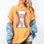 Baseball Alphabet Monogram Initial Letter R Women's Comfort Colors T-Shirt Mustard
