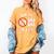 Baseball Ban The Wave Baseball Mom Player Coach Fan Women's Comfort Colors T-Shirt Mustard