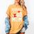 Baseball Cheer Mom Cheerleading Cheerleader Baseball Mom Women's Comfort Colors T-Shirt Mustard