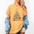 Baseball Christmas Tree Light Xmas Baseball Women's Comfort Colors T-Shirt Mustard Baseball Christmas Tree Light Xmas Baseball Women's Comfort Colors T-Shirt Mustard