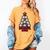Baseball Christmas Tree Proud Baseball Mom Tee Women's Comfort Colors T-Shirt Mustard