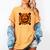 Baseball Drip Angry Lava Slime Ball Graphic Women's Comfort Colors T-Shirt Mustard Baseball Drip Angry Lava Slime Ball Graphic Women's Comfort Colors T-Shirt Mustard
