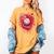 Baseball Drip Ice Cream Sprinkles Valentines Day Baseball Women's Comfort Colors T-Shirt Mustard Baseball Drip Ice Cream Sprinkles Valentines Day Baseball Women's Comfort Colors T-Shirt Mustard