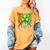 Baseball Drip Ice Cream St Patricks Day Shamrock Lucky Women's Comfort Colors T-Shirt Mustard Baseball Drip Ice Cream St Patricks Day Shamrock Lucky Women's Comfort Colors T-Shirt Mustard