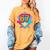 Baseball Drip Jersey Number 67 For Players & 67th Birthday Women's Comfort Colors T-Shirt Mustard