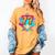 Baseball Drip Jersey Number 77 For Players & 77th Birthday Women's Comfort Colors T-Shirt Mustard Baseball Drip Jersey Number 77 For Players & 77th Birthday Women's Comfort Colors T-Shirt Mustard