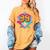 Baseball Drip Jersey Number 99 For Players & 99th Birthday Women's Comfort Colors T-Shirt Mustard Baseball Drip Jersey Number 99 For Players & 99th Birthday Women's Comfort Colors T-Shirt Mustard