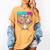 Baseball Drip Number 67 Ice Cream Home Plate Drip Women's Comfort Colors T-Shirt Mustard