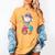 Baseball Drip Number 67 Six Seven Meme Ice Cream Dripping Women's Comfort Colors T-Shirt Mustard