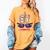 Baseball Drip Shirt Youth Baseball Glove Drip Ice Cream Women's Comfort Colors T-Shirt Mustard