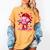 Baseball Drip Valentine Sports Vday Ice Cream Drip Heart Women's Comfort Colors T-Shirt Mustard Baseball Drip Valentine Sports Vday Ice Cream Drip Heart Women's Comfort Colors T-Shirt Mustard