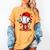 Baseball Drip Valentines Women's Comfort Colors T-Shirt Mustard