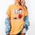 Baseball Happy 100 Days Of School Boy Girl Kid Teacher Women's Comfort Colors T-Shirt Mustard Baseball Happy 100 Days Of School Boy Girl Kid Teacher Women's Comfort Colors T-Shirt Mustard