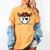 Baseball Heart Pirate Hat Crossed Swords Men Boys Kids Youth Women's Comfort Colors T-Shirt Mustard