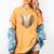 Baseball Heart Shape Valentines Day Love Boys Kids Men Women's Comfort Colors T-Shirt Mustard