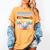 Baseball Ice Cream Drip Bonus Mom Of The Birthday Boy Women's Comfort Colors T-Shirt Mustard