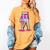 Baseball Ice Cream Drip Boys Glove Sprinkles Baseball Lover Women's Comfort Colors T-Shirt Mustard