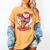 Baseball Ice Cream Drip Baseball Strawberry For Youth Red Women's Comfort Colors T-Shirt Mustard