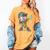 Baseball Ice Cream Dripping Dabbing Baseball Drip Women's Comfort Colors T-Shirt Mustard Baseball Ice Cream Dripping Dabbing Baseball Drip Women's Comfort Colors T-Shirt Mustard