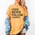 Baseball Lead Never Follow Leaders Team Captain Leadership Premium Tri-Blend Women's Comfort Colors T-Shirt Mustard