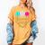 Baseball Lifestyle Baseball Drip Icecream Women's Comfort Colors T-Shirt Mustard Baseball Lifestyle Baseball Drip Icecream Women's Comfort Colors T-Shirt Mustard